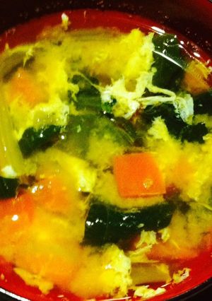 トマトの味噌汁♫-レシピのメイン写真