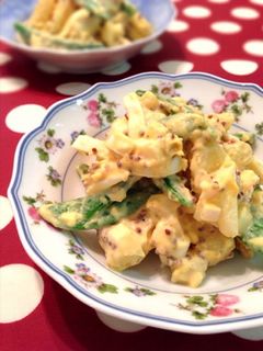 スナップエンドウとポテトの卵サラダ-レシピのメイン写真