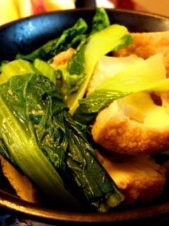 青梗菜と厚揚げの煮物-レシピのメイン写真