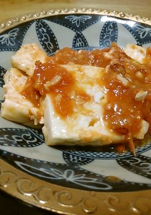 豆腐とトマトのオリーブ油炒め-レシピのメイン写真