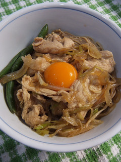 ムネ肉の味噌すき丼-レシピのメイン写真