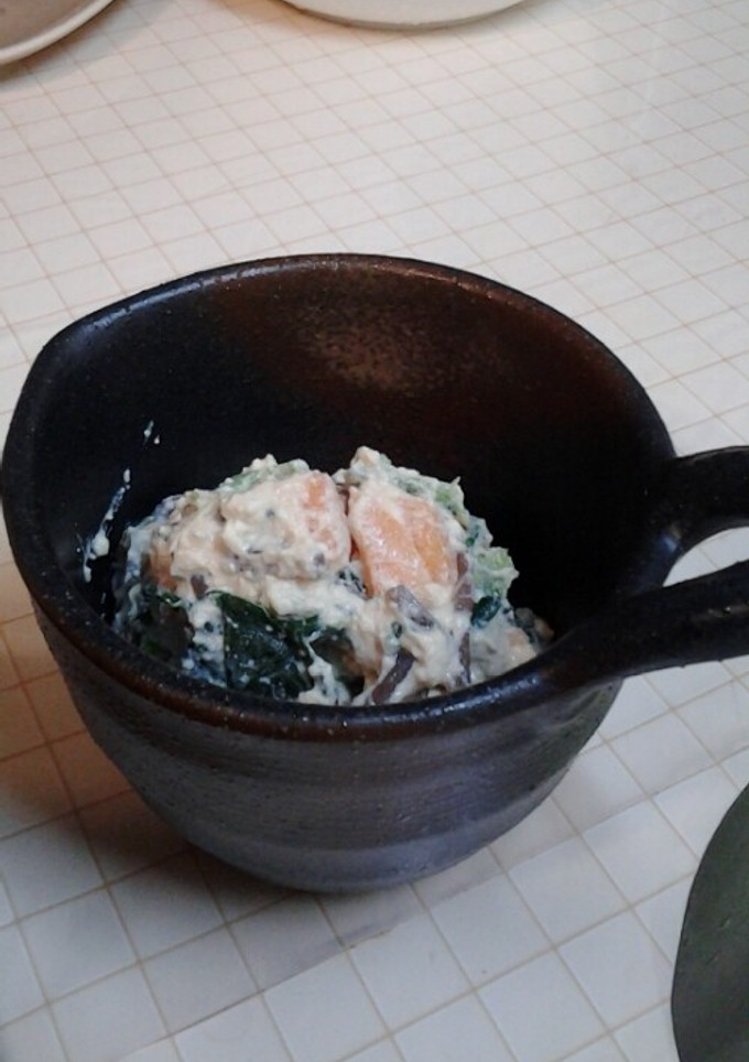 秋です(^-^)riikﾝ宅の柿の白和え-レシピのメイン写真