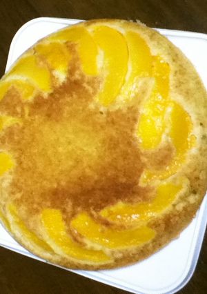 HM フルーツの炊飯器ケーキ-レシピのメイン写真
