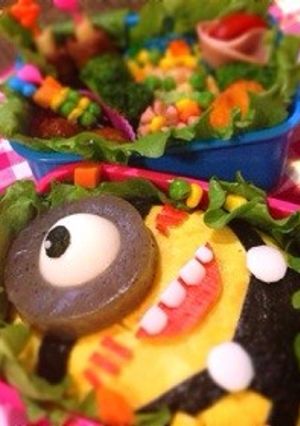 ミニオン キャラ弁 人気キャラクター-レシピのメイン写真