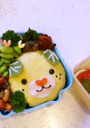 愛媛県のゆるキャラ❤みきゃんのキャラ弁♪-レシピのメイン写真