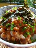 ＊納豆キムチご飯＊