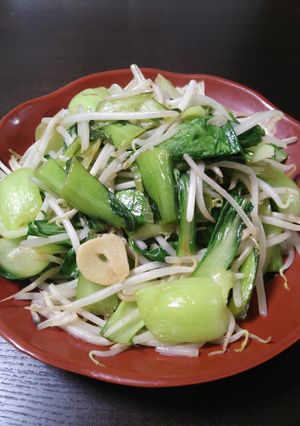 チンゲン菜＆もやし炒め-レシピのメイン写真