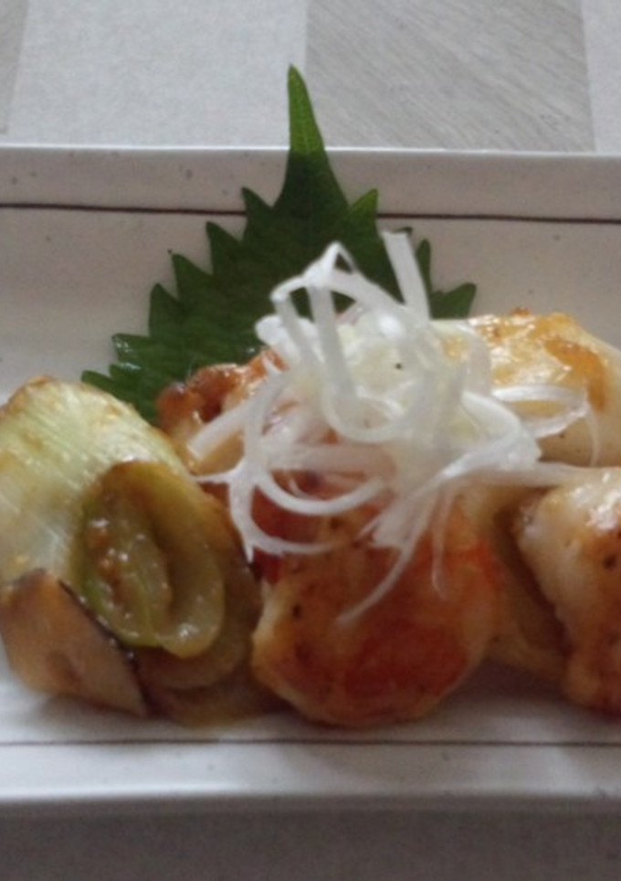 葱とエビの生姜醤油炒め-レシピのメイン写真