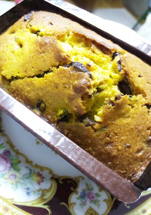 ☆かぼちゃ＆チョコ☆パウンドケーキ♪-レシピのメイン写真
