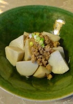 野菜レシピで優秀賞！里芋の特製肉みそ乗せ-レシピのメイン写真