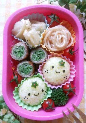 みかんツインズのおにぎりキャラ弁♪-レシピのメイン写真