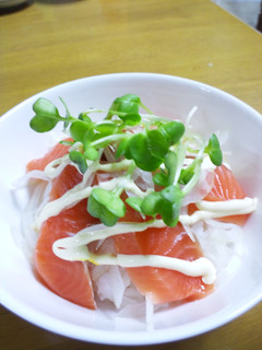 簡単!サーモン丼♪-レシピのメイン写真