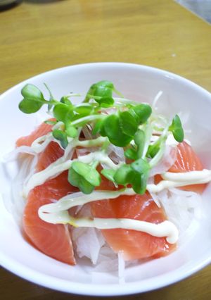 簡単！サーモン丼♪-レシピのメイン写真