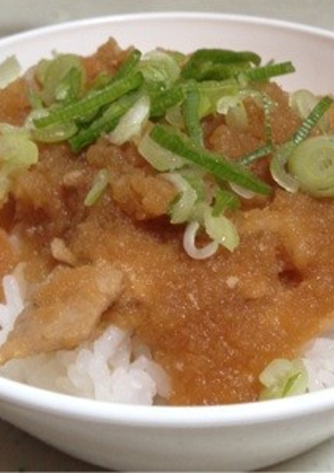 豚肉のおろし煮のっけごはん-レシピのメイン写真