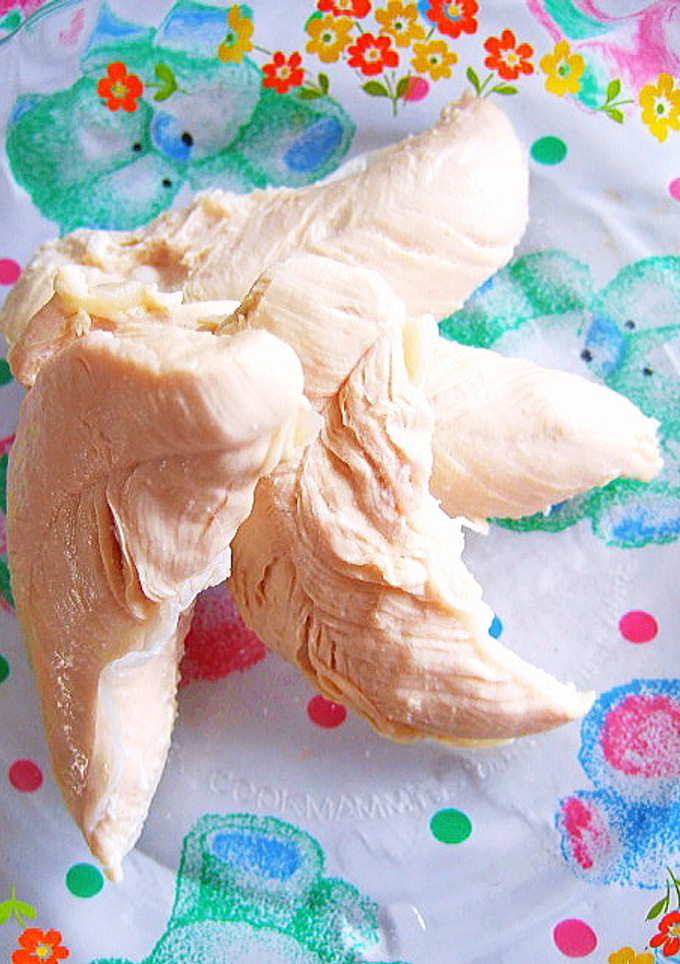 裏技♪冷めても柔らか！なささみの茹で方-レシピのメイン写真