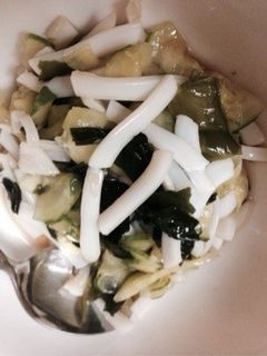 イカの酢の物-レシピのメイン写真
