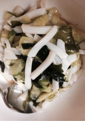 イカの酢の物-レシピのメイン写真
