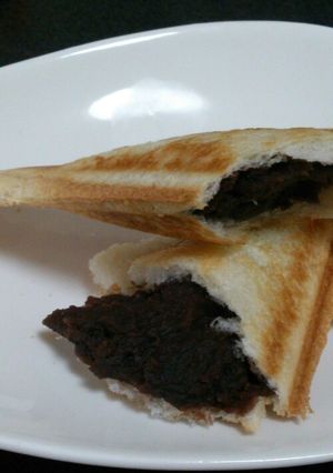 あんこホットサンド-レシピのメイン写真