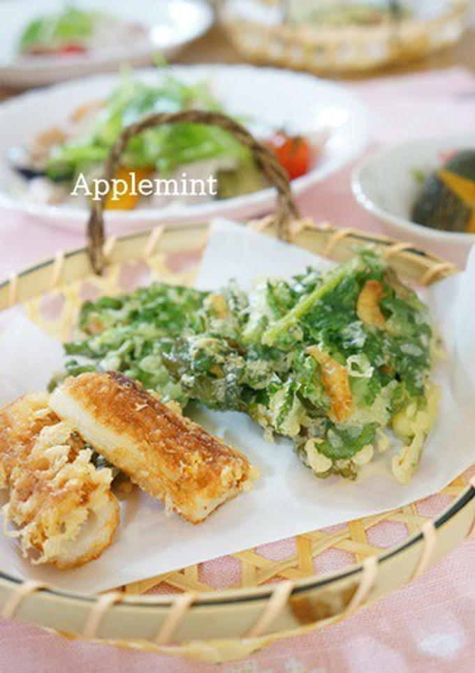 大根の葉と桜えびのかき揚げ-レシピのメイン写真