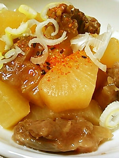 圧力鍋で簡単トロトロ♪牛すじと大根煮込み-レシピのメイン写真