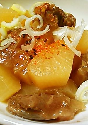 圧力鍋で簡単トロトロ♪牛すじと大根煮込み-レシピのメイン写真