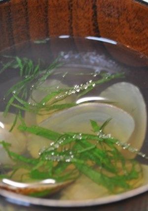 あさりのお吸い物-レシピのメイン写真