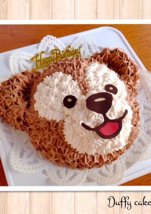 可愛い♪ダッフィーの立体ケーキ♡-レシピのメイン写真