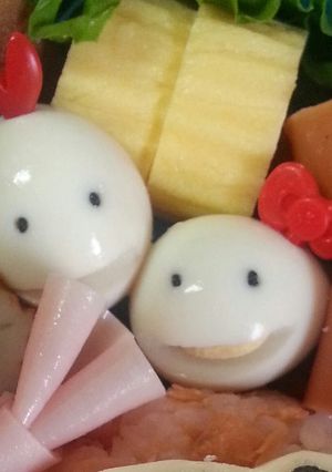 キャラ弁 簡単 うずらちゃん-レシピのメイン写真
