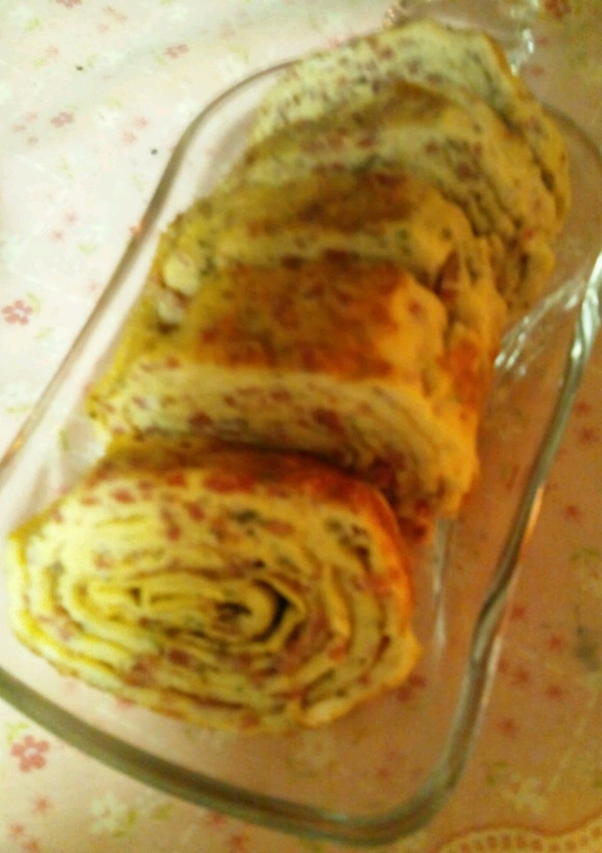 サラミとパセリの洋風厚焼き卵-レシピのメイン写真