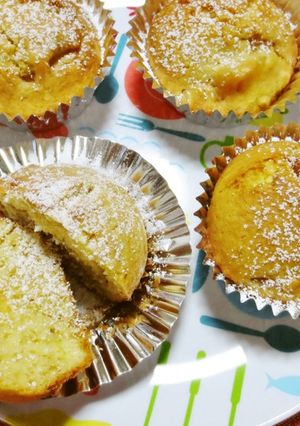 りんごのキャラメリゼ☆カップケーキ-レシピのメイン写真
