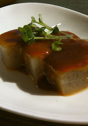 簡単!味噌田楽コンニャク♬-レシピのメイン写真