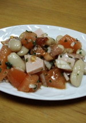 豆とトマトのマリネ-レシピのメイン写真