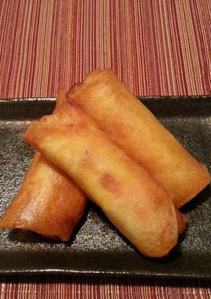 簡単！えのき＆ベーコンのチーズ春巻き-レシピのメイン写真
