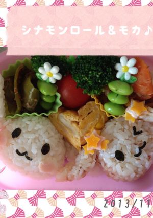 キャラ弁♪シナモン＆モカ♪-レシピのメイン写真