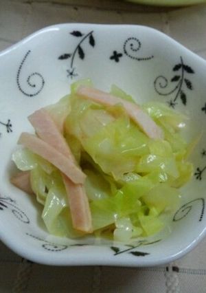 キャベツとハムのピリ辛サラダ-レシピのメイン写真