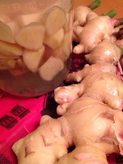 新生姜でジンジャー酒作り-レシピのメイン写真