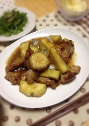 鶏肉とさつまいものマヨしょうゆ炒め-レシピのメイン写真