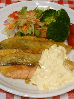 鮭(白身魚)のチキン南蛮風-レシピのメイン写真