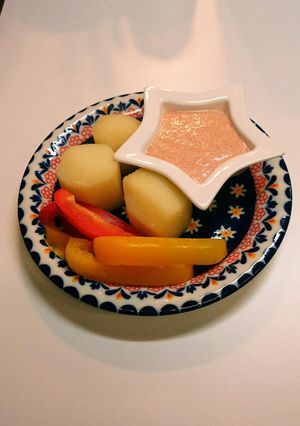 温野菜に明太子マヨソース♪-レシピのメイン写真