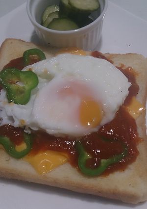 カフェ風！簡単食パン朝ごはん-レシピのメイン写真