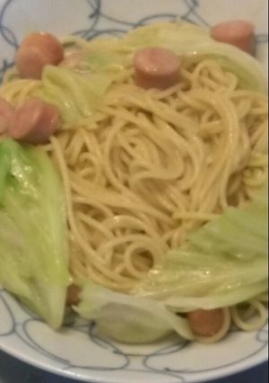 キャベツと昆布茶の簡単パスタ-レシピのメイン写真