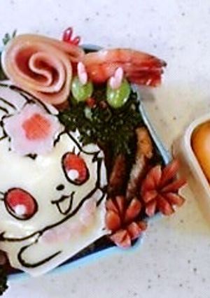 ジュエルペット❤ルビーのキャラ弁♪♪-レシピのメイン写真