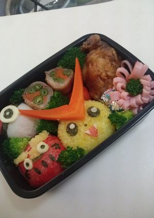 ポケモン ビクティニのキャラ弁-レシピのメイン写真