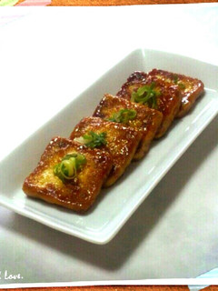 ヘルシー♪お豆腐の蒲焼き(豆腐ステーキ)-レシピのメイン写真