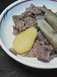 牛肉とごぼうの煮込み-レシピのメイン写真