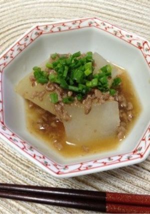 ダイエットに！冬瓜のそぼろ餡掛け-レシピのメイン写真