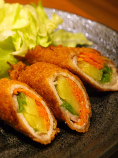 冷蔵庫にある野菜で☆節約肉巻きフライ-レシピのメイン写真