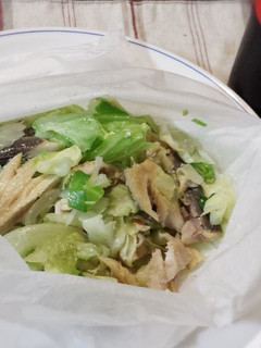 ほっけとキャベツのレンジ蒸しチーズ風味-レシピのメイン写真