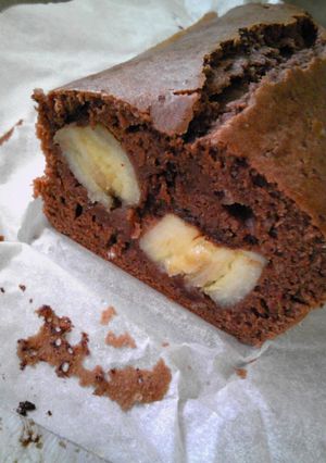 バナナとココアのパウンドケーキ☆-レシピのメイン写真