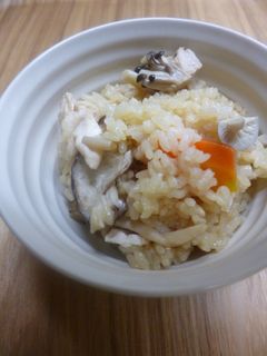 きのことささみの炊き込みご飯-レシピのメイン写真